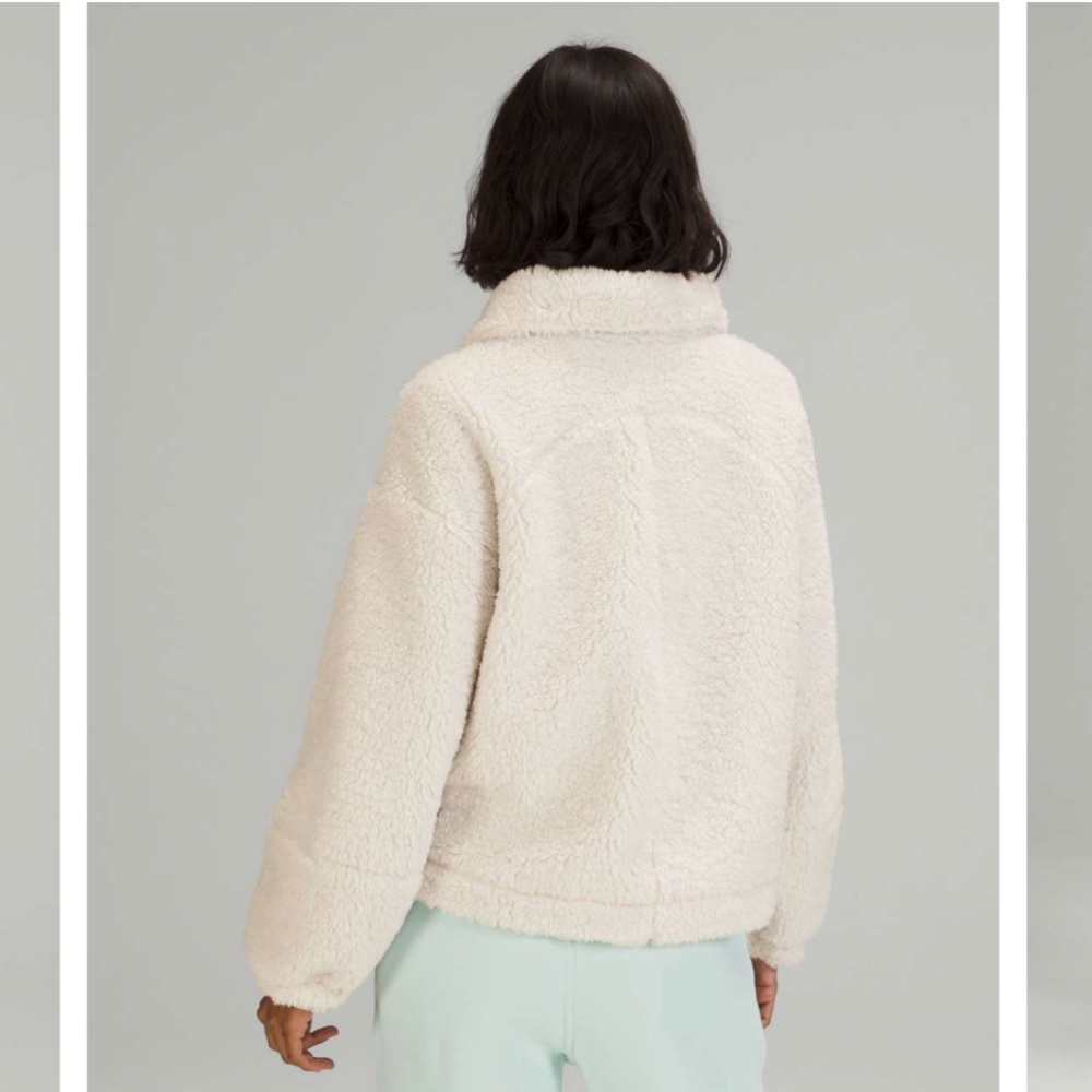 Lululemon Cinchable Fleece Zip Up - Opal - Picture 3 of 10